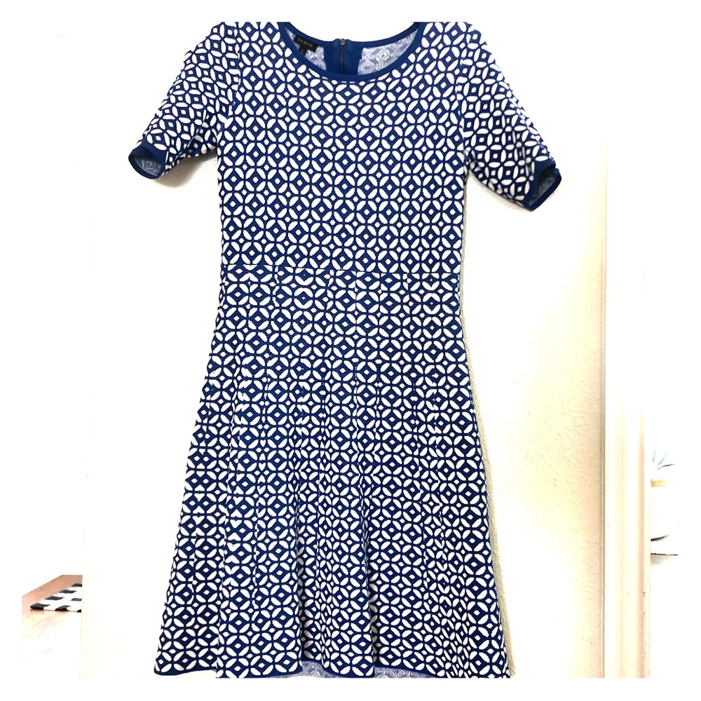 TALBOTS geometric knit Dress